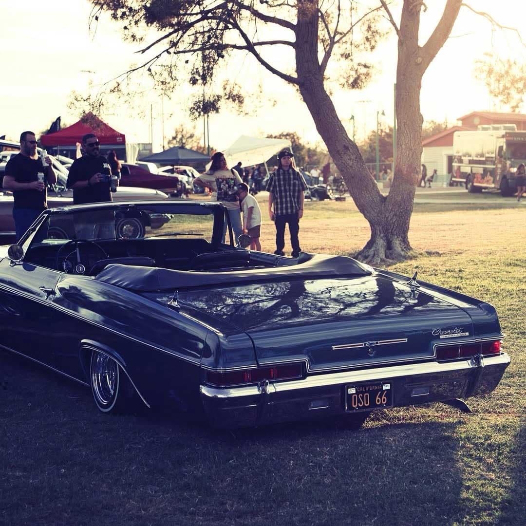 1965 Chevrolet Impala lowrider culture photography with custom modifications